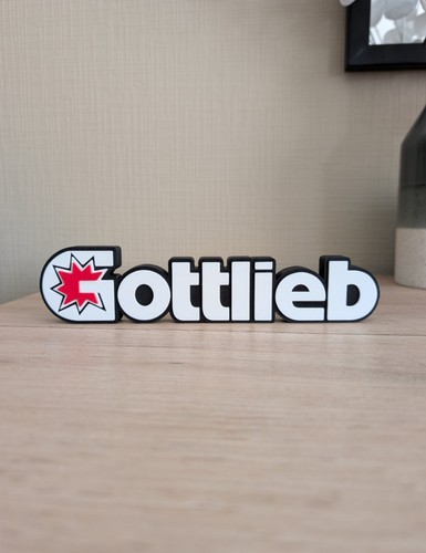 Logo gottlieb plaque déco - gottlieb, 3d