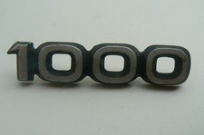 OPEL 1000 sigle embleme logo insigne monogramme de carrosserie aluminium