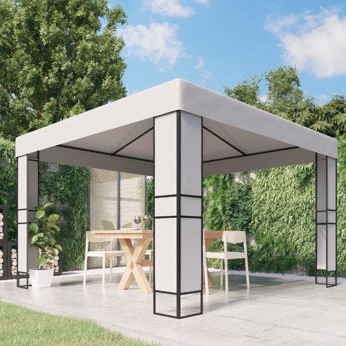 Tonnelle avec double toit 3x6 - double,