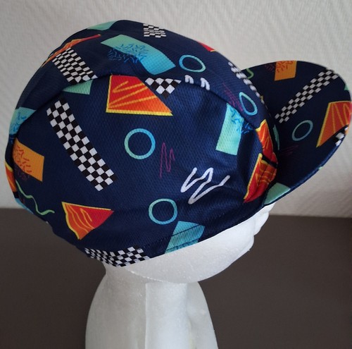 Casquette cycliste bleue - casquette,