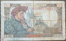 BILLET DE 50 FRANCS JACQUES