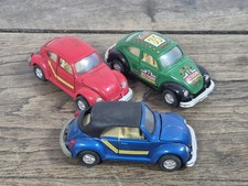 Lot De 3 Voiture Miniature Volkswagen Cox Coccinelle 