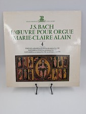 Vinyle 33 tours J.S. Bach : L'oeuvre pour Orgue Marie-Claire Alain 4