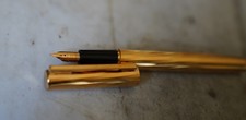 STYLO PLUME WATERMAN A FACETTES - VERSION LADY - PLUME OR MASSIF 18 CTS MOYENNE