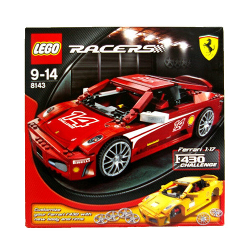 Lego 8143 racers ferrari f430 - lego,