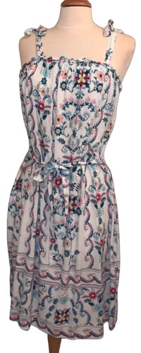 Robe bustier blanc motif - blanc,