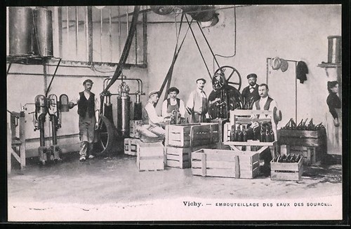 Cpa vichy embouteillage - cpa, des
