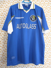 Maillot Umbro Chelsea 1997 Autoglass Home bleu Jersey vintage shirt - XL