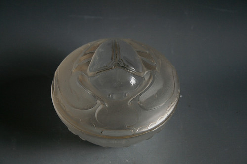 Rare boite verre rene - boite,