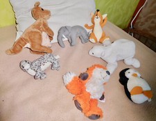 7 PELUCHES D'ANIMAUX 