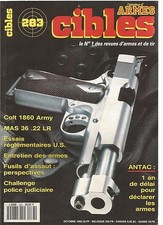 CIBLES N°283 COLT 1860 ARMY /