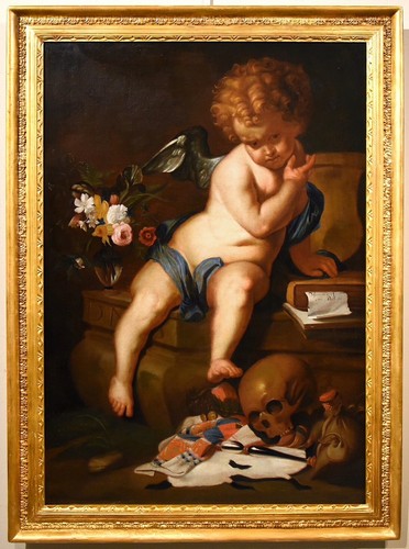 Grand tableau ancien - grand,