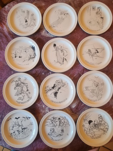 Lot assiettes dessert - 12,