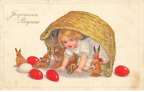 Joyeuses pâques bébé se - pâques,