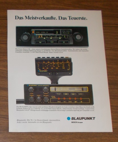 Rare advertising blaupunkt - rare,