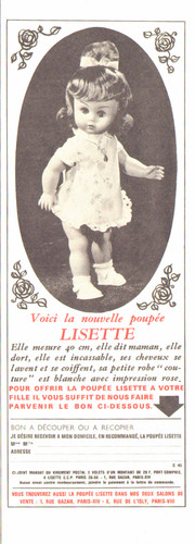 Pub poupee gégé - gégé,