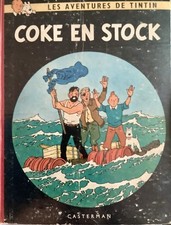 Tintin Coke En Stock B24 1956 Édition Française Coté 700€