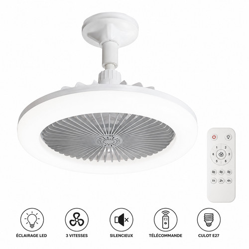 Ventilateur plafond e27 led - e27,