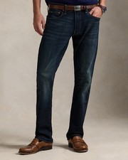 Jean bleu droit slim homme