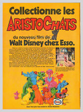 1971 DOCUMENT PUB STATION  ESSENCE ESSO LES ARISTOCHATS  1page