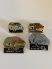 4 PIN'S RENAULT ELF RALLYE