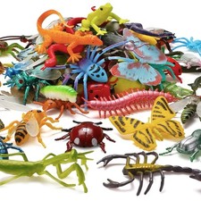 Insectes en plastique 73 PCS