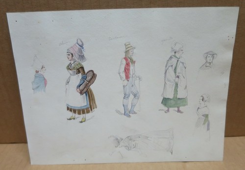 Ancien dessin crayon - ancien,