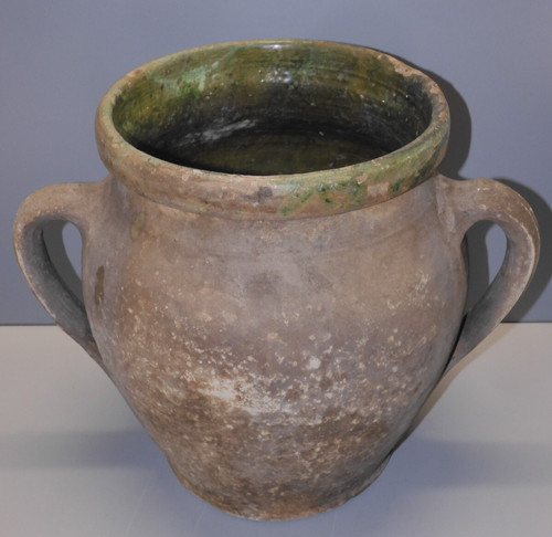 Ancien pot terre cuite - terre,
