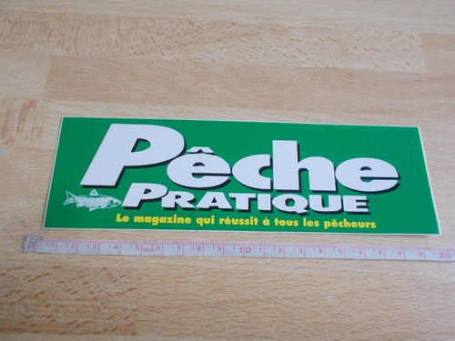 Autocollant magazine pêche - autocollant,