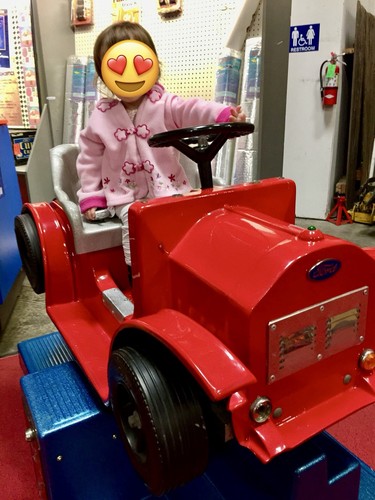 Coin operated car ride - operated, kiddie