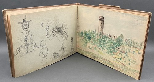 Carnet dessins croquis - croquis, xxe