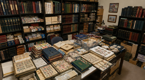 Lot collection timbres - lot,