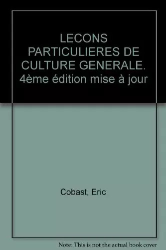 Lecons particulieres - particulieres, de
