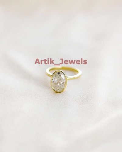 Bague solitaire argent - solitaire, en