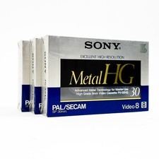 Cassettes Sony HG Metal video8 - Hi8 - Digital8  P5-30 - X3 - Ref 488028