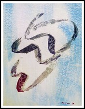 FAUTRIER lithographie originale, Annabelle nue , original lithograph 1957