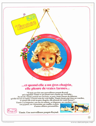 Pub poupee tinnie de - ",