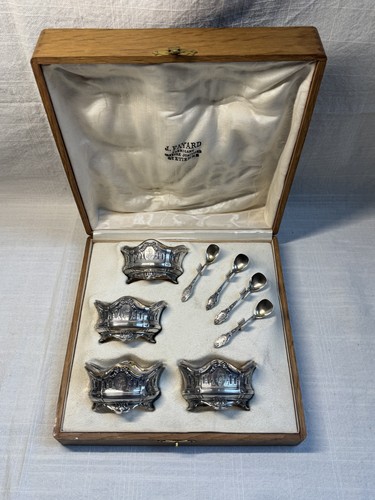 Superbe coffret salerons - de, en