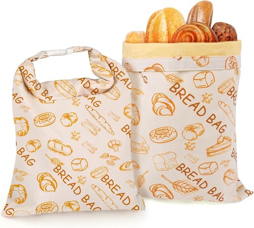 Lot sacs pain en coton - en,