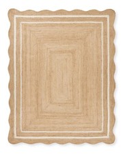 Tapis en jute tressé naturel