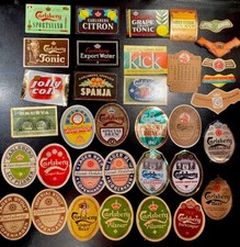 Rare Lot Étiquettes De Bière