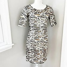 Lenny Leopard-Print Sequin Dress
