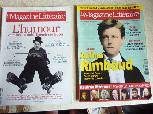 Magazine littéraire lot de - magazine,