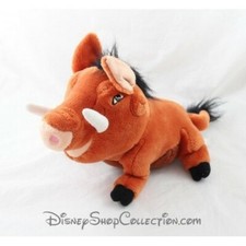 Peluche phacochère Pumba MATTEL Disney Le Roi Lion marron 28 cm (MO3697)