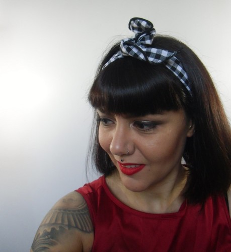 Bandeau foulard cheveux - , rigide