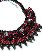 ZARA COLLIER PLASTRON CORDE ET