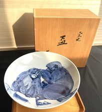 Tasse à saké Kutani Ware avec une photo d'un singe de marchandises stockées p...