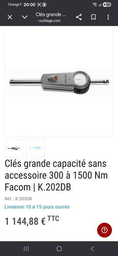 Clé dynamométrique facom - dynamométrique,