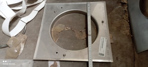 Plaque finition inox - de, pour