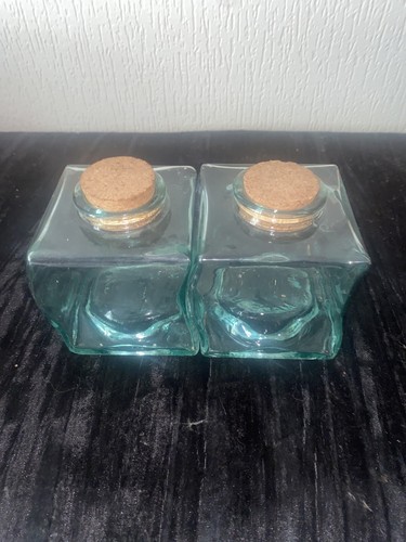 Deux bocaux cuisine verre - bocaux,